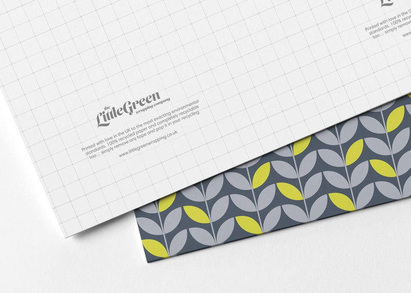 Geometric Acid Patterns Recyclable Wrapping Paper & Tags