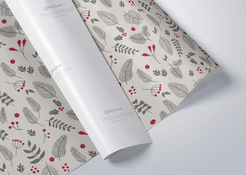 Scandi Christmas Wrapping Paper & Tags
